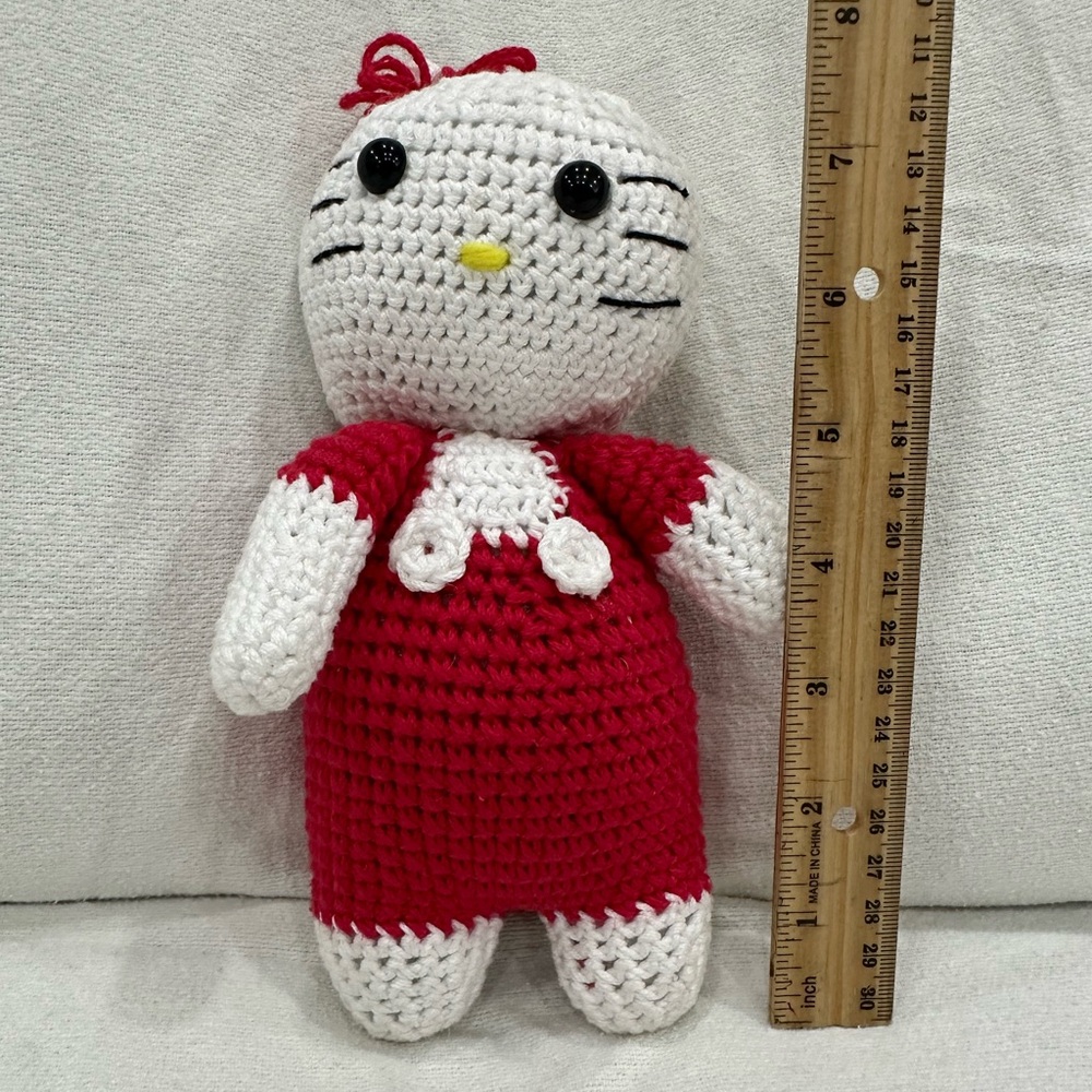 Handmade Hello Kitty - Red and White
